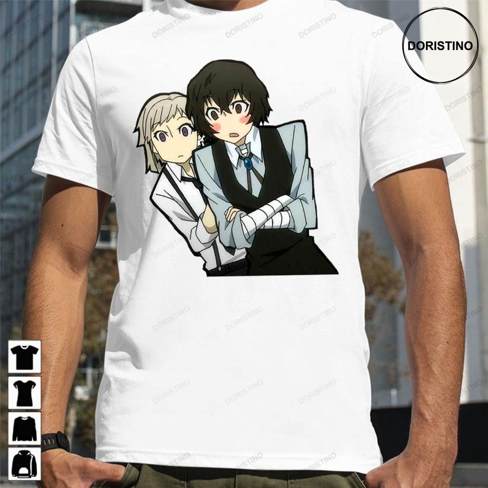 Dazai Osamu And Atsushi Nakajima Bungou Stray Dogs Limited Edition T-shirts